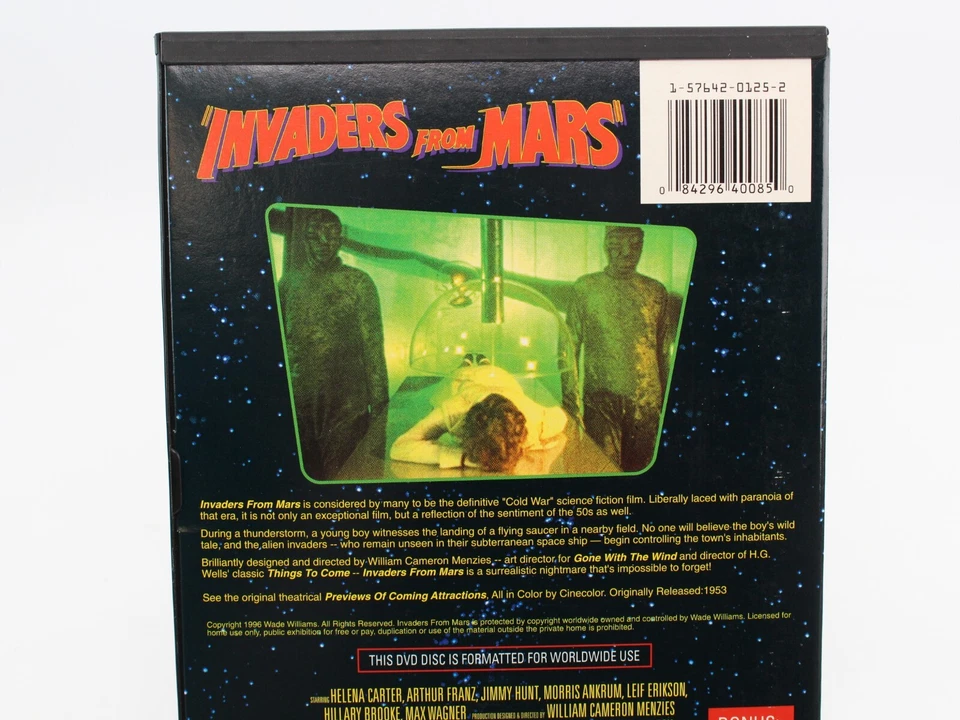 Invaders From Mars DVD (1953) DVD - Snap Case - Rare Out Of Print (OOP) - Image 3 of 4