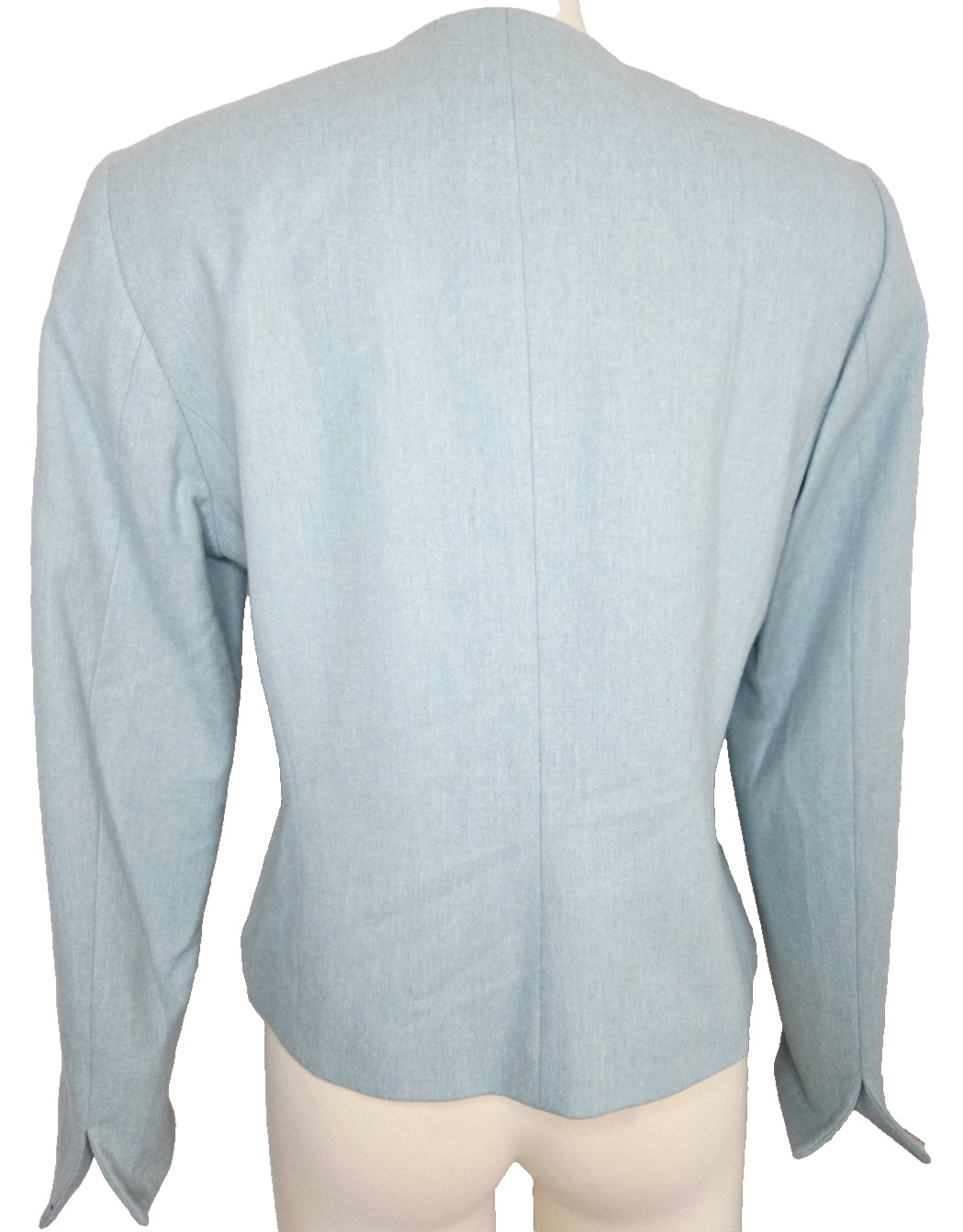 Vtg PENDLETON Blazer Jacket 100% Wool Turquoise T… - image 4