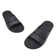 Oofos Ooahh Unisex Mens 5 Womens 7 Black Recovery Comfort Slides Shoes Sandals