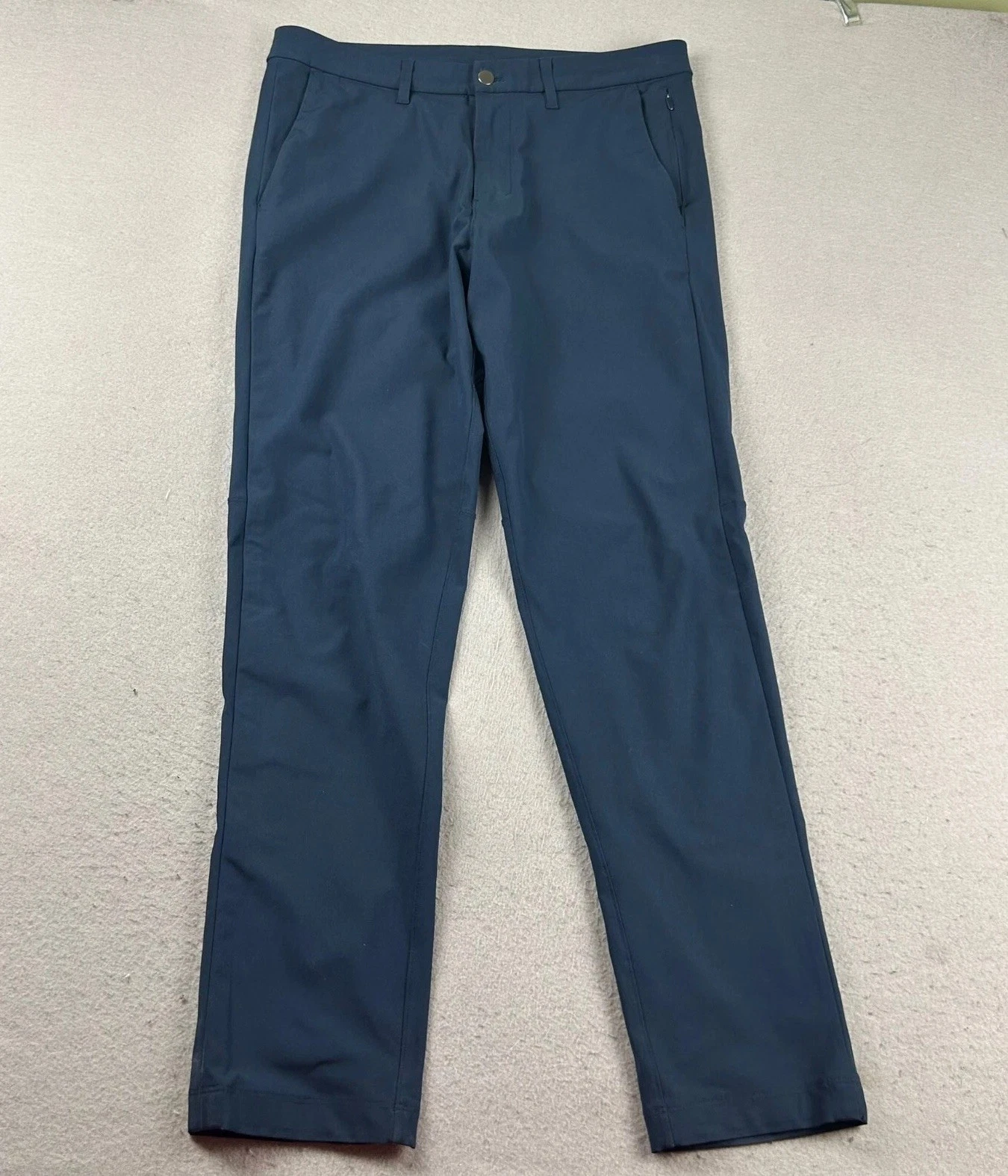 Lululemon Pants Mens 33X31 Blue Straight Leg Performance Lightweight