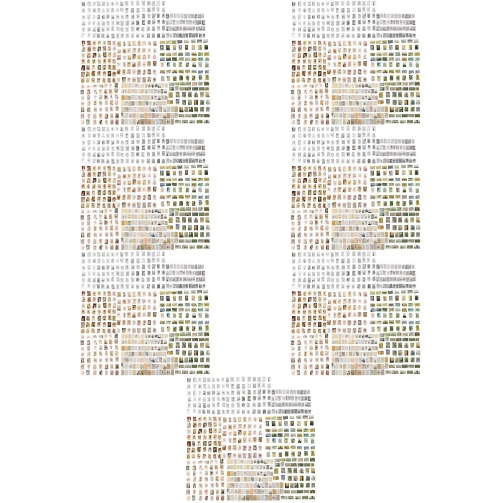 Libro de recortes de 7 unidades adornos de diario de papel decorativo suministro estético