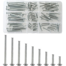 M4 Door Knobs Cabinet Handles Screws,90 Pcs Machine Bolts Assorted, Fixing Handl