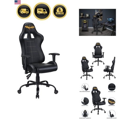 Batman - Official Ergonomic Gamer Chair Adjustable Back and Armrests - Adult ...