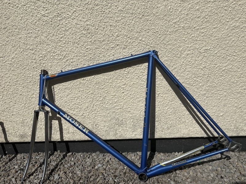 Francesco Moser Special Blue Bike Frame