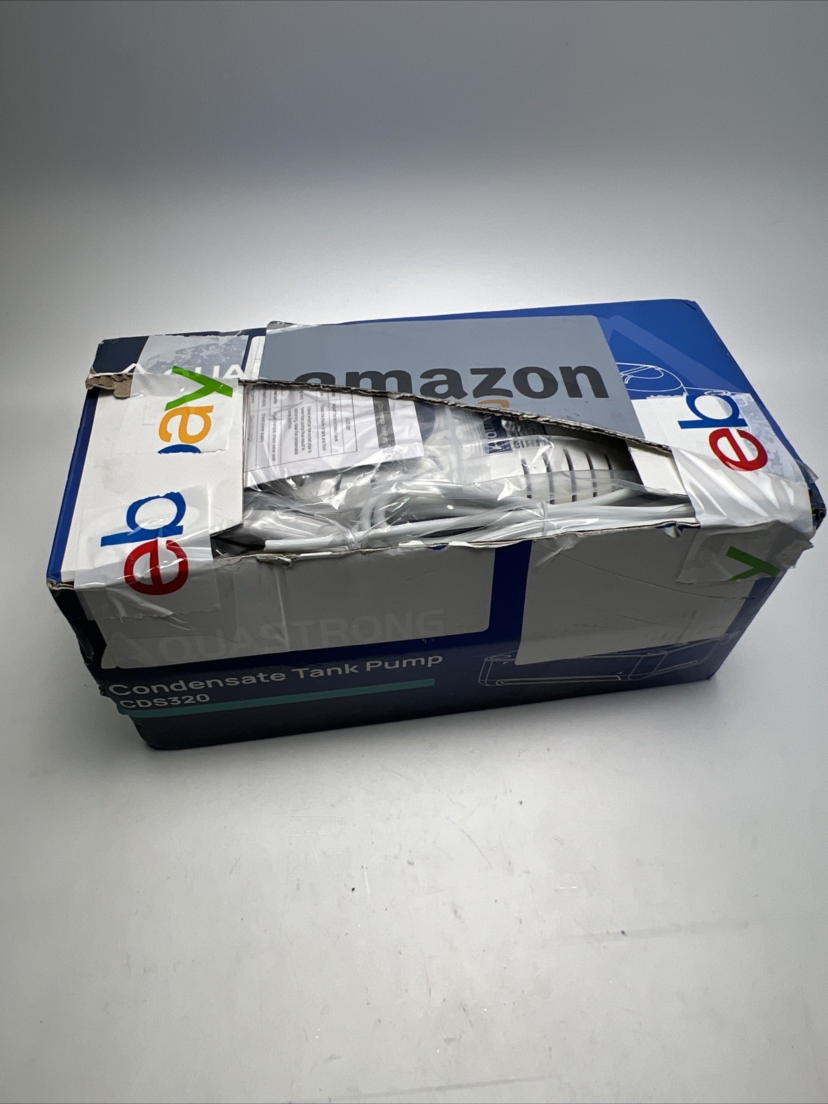 Aquastrong 1/38HP 85GPH HVAC Condensate Pump 115V/230V w/ Safety Switch & Cord