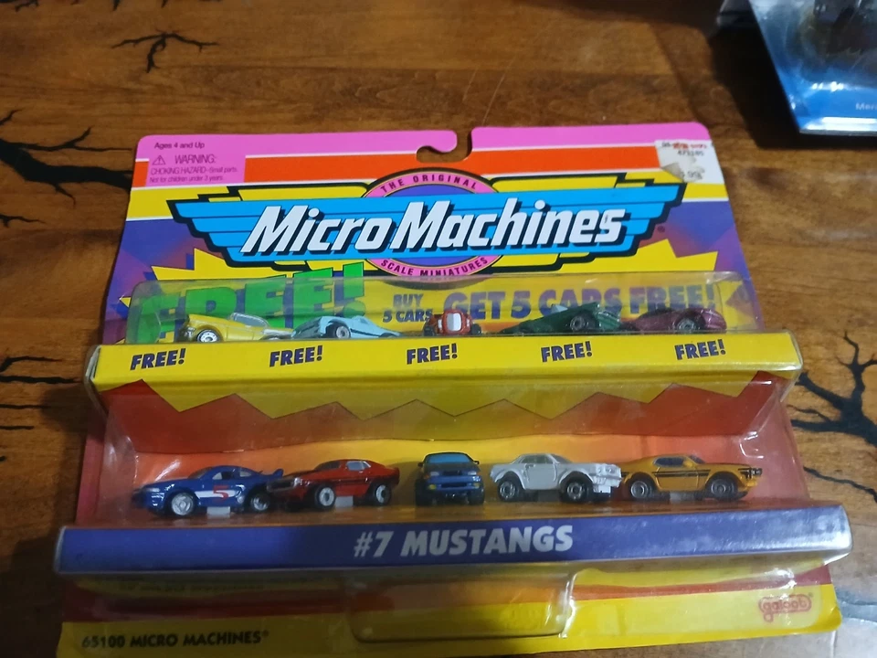 New Vintage 65100 Micro Machines #7 Mustangs 1998 Buy 5, get 5 edition - Image 2 of 4