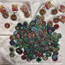 Lote de llaveros medalla reloj Yokai con medallas de personajes Yo-kai