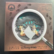 Prendedor Disney Daring Detectives Chip And Dale Tree Of Life Mini Jumbo LE 2026 DAK