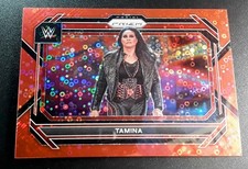 2023 Panini Prizm WWE Under Card Red Prizm /99 Tamina Snuka Tamina #11