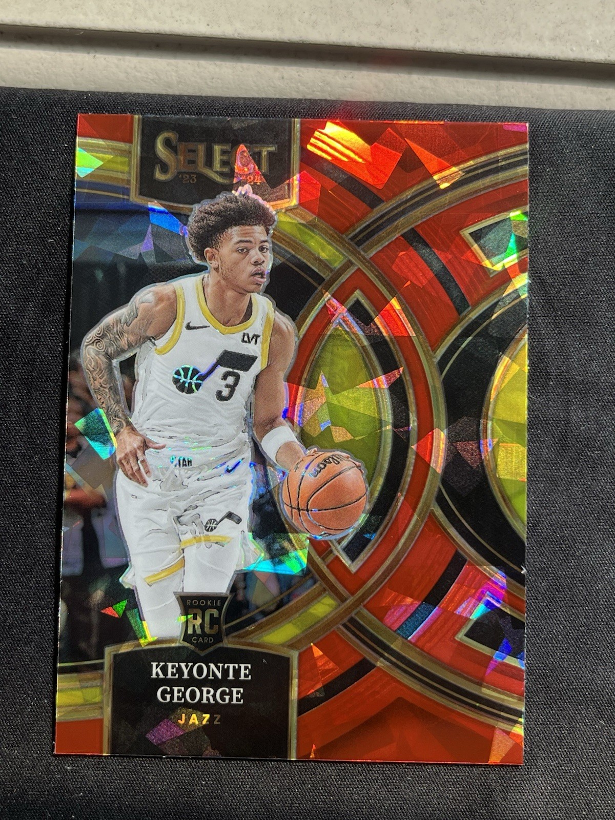 Panini 2023-24 Select Keyonte George Utah Jazz RC Red Ice Prizm Premier #109