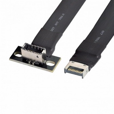 CY Cable USB 3.2 Typ-E IDC 20-poliger Frontpanel-Header Stecker auf Buchse