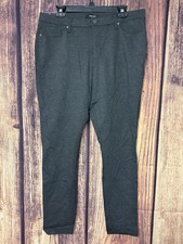 Nine West Women’s Gramercy Skinny Ponte Dress Pants NEW Size 16 Heather Gray