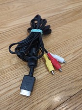 Genuine Sony Playstation OEM RCA AV Audio/Video Cable 1 2 3 PS1 PS2 PS3