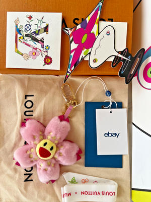 Louis Vuitton x Takashi Murakami Cherry Blossom Bag Charm Furry
