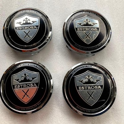 Set of 4 ESTROSA Wheel Center Caps