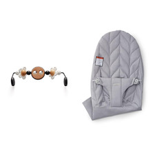 Toy for Bouncer, Googly Eyes Black  White  Fabric Seat for Bouncer, Cotton, Pe