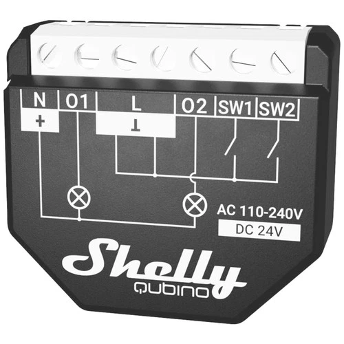 Shelly Shelly Qubino Wave 2PM  Schaltaktor  Z-Wave, Z-Wave+