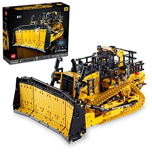 LEGO Technic CAT D11 Bulldozer 42131 App-Controlled with Manual No Box Used