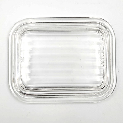 PYREX - 501-C Clear Ribbed Glass Refrigerator Dish Replacement Lid Only