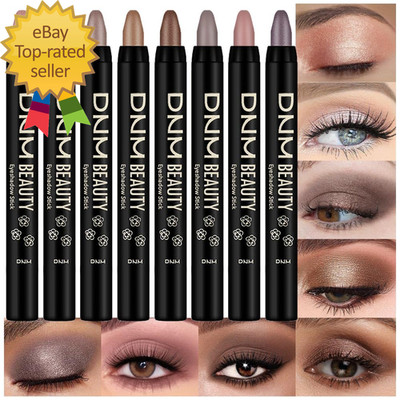 8Pcs Cream Eye Shadow Brightener Stick Makeup Set Champagne Pearl Taupe Bronze