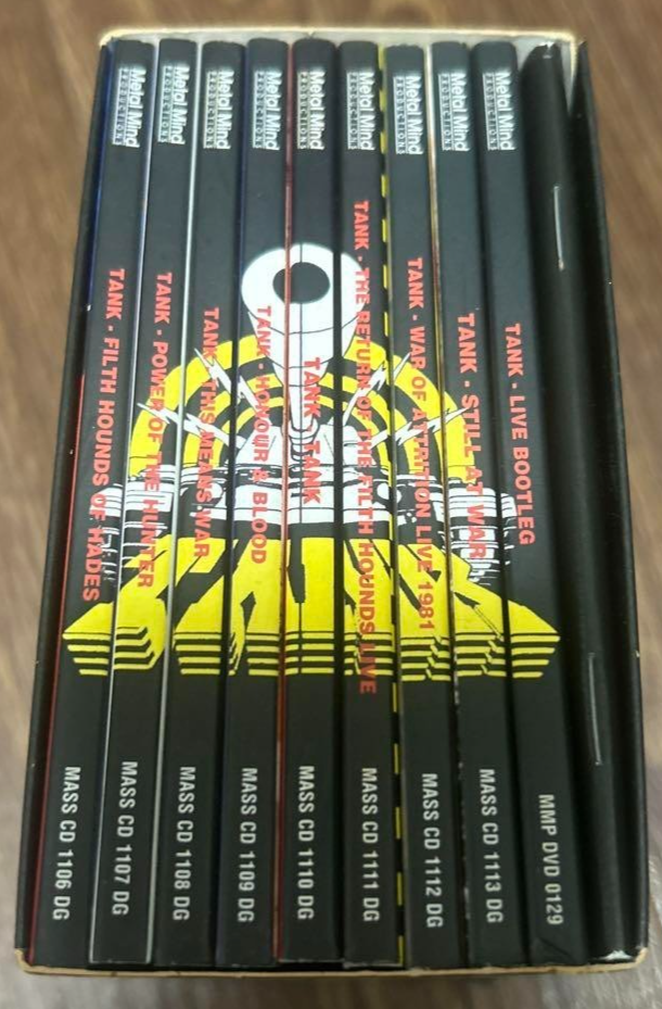 TANK 8CD+1DVD Box Set NWOBHM Tank