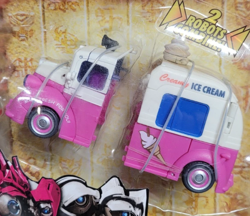 Transformers Revenge of the Fallen Autobot Skids & Mudflap Ice Cream Truck twins - Image 2 of 4