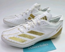 Size 9 - adidas Adizero Electric White Gold Metallic for sale