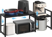 44.3 Inches Expandable Metal Storage Shelves,150LBS Heavy Duty Shelving Units &