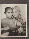 8X10  -B&W- PHOTO OF-YUL BRYNNER AND AMRIA  SCHELL