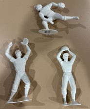 Vintage Marx Style Plastic Baseball Players Figurines Lit Of 3 6  Figures