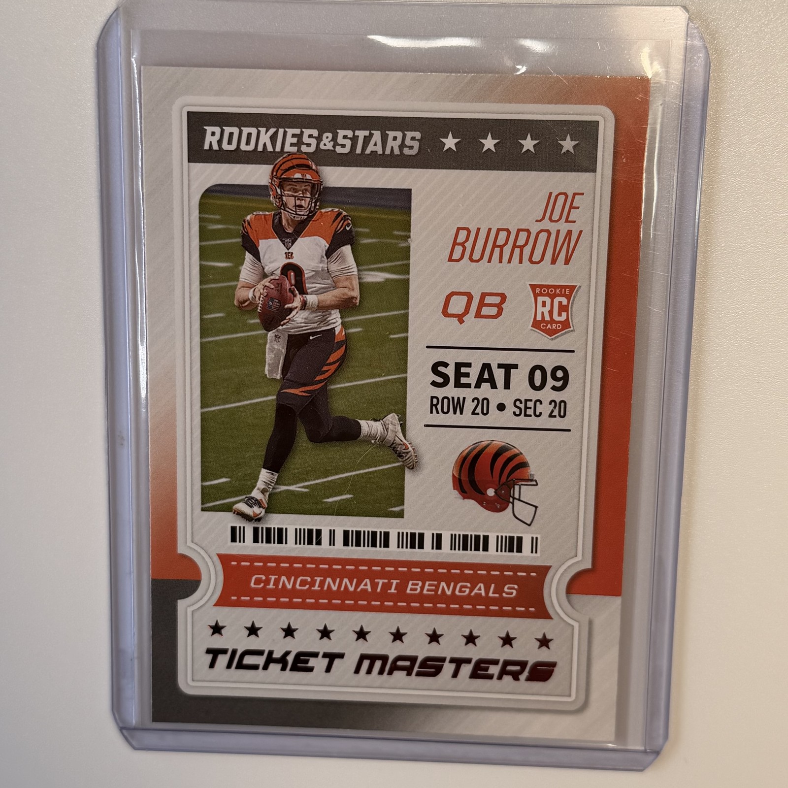 2020 Panini Rookies & Stars #11 Joe Burrow Ticket Masters RC NM
