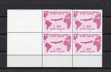 REPUBBLICA**   GRONCHI ROSA  QUARTINA FALSO TAPPABUCHI CON FINTA FILIGRANA