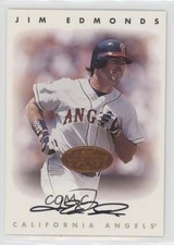 1996 Leaf Signature Series Auto Bronze Jim Edmonds Auto 1v6
