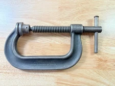 VTG WILLIAMS no. 404 Deep Throat Clamp J.H. WILLIAMS Drop Forged USA Excellent