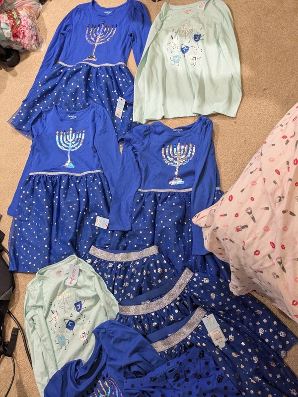 Cat & Jack NWT/NWOT 11 Items, 2 Dresses 14/16 , Skirt  7/8, The Rest Size 10/12