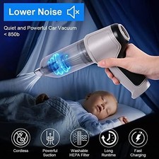 Wireless Cordless Handheld Vacuum Cleaner Mini Portable Home Car 120W 9500Pa