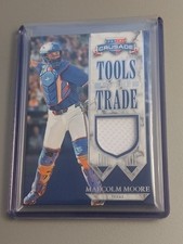 2025 Panini Crusade Tools of the Trade Malcolm Moore Relic Patch Rangers