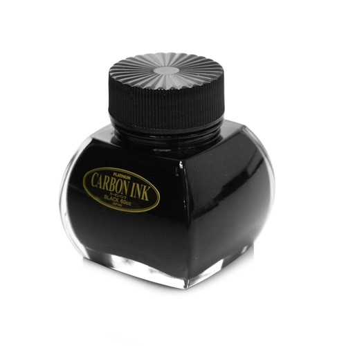 Flacone di inchiostro Platinum Carbon 60 ml - Nero - Foto 3 di 3