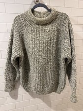 Hudson Bay Company Stroller Pure Wool Turtleneck Sweater Made in England XL