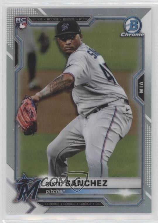 2021 Bowman Chrome SP Rookie Image Variation Sixto Sanchez #78 0hw6