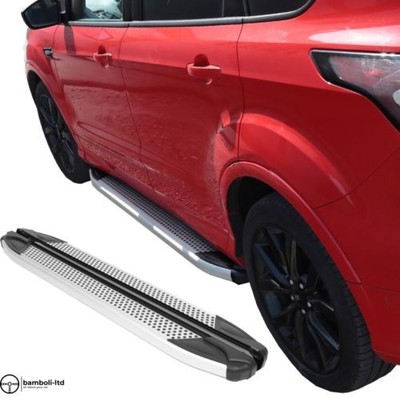 Bamboli Schwarze Seitliche Trittstufe Nerf Bar Für BMW X5 2014 Up 2-teilig
