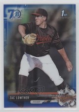 2017 Bowman Draft Chrome Blue Refractor 70th Anniversary /200 Zac Lowther 0k5z