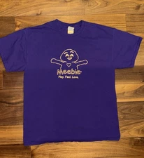 Meebie T-shirt Play Feel Love Size Large