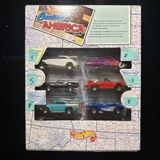Hot Wheels 1996 Target Exclusive Cruisin' America Set: Porsche, Corvette, Chevy