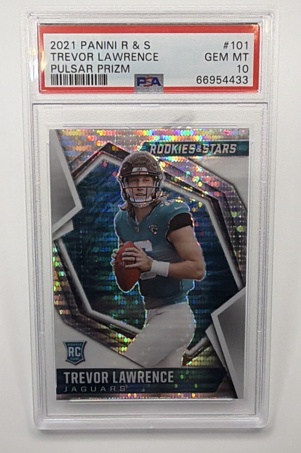 Trevor Lawrence Panini Rookies & Stars #101 Pulsar