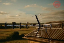 TV Antenna up to 200 Miles Digital OTA Antenna Outdoor Attic or Roof Mount