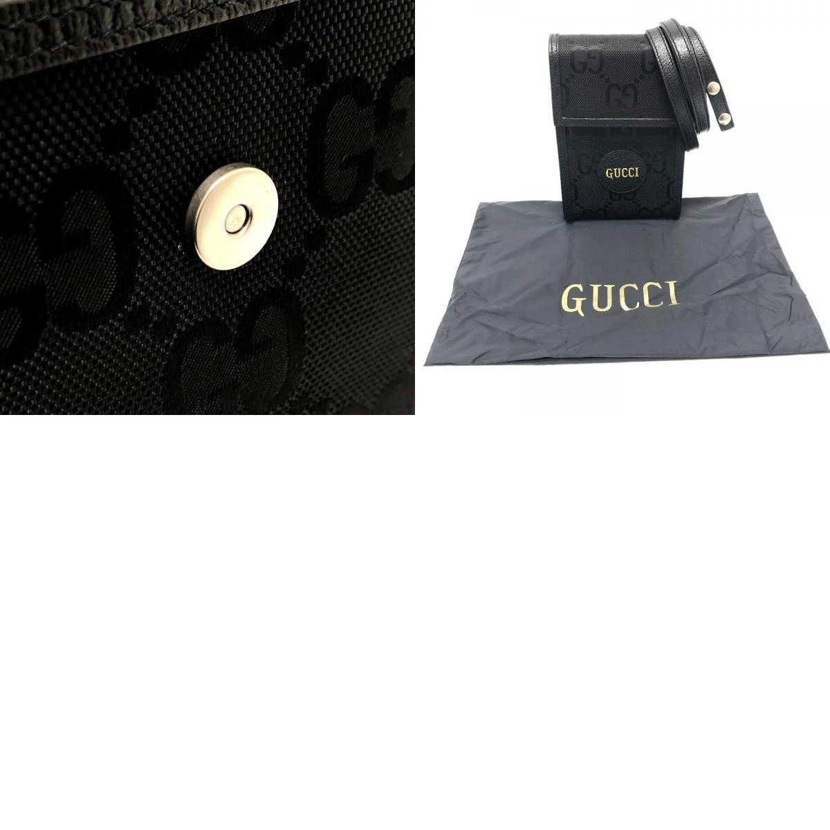 Almost Unused GUCCI 625599 Off The Grid Bag Bag Diagonal Hanging Back Shoulder
