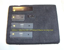 Commodore Chip Set for the 1541 Floppy Drive, 6502, 2 x  of  6522,  ROM, 7406