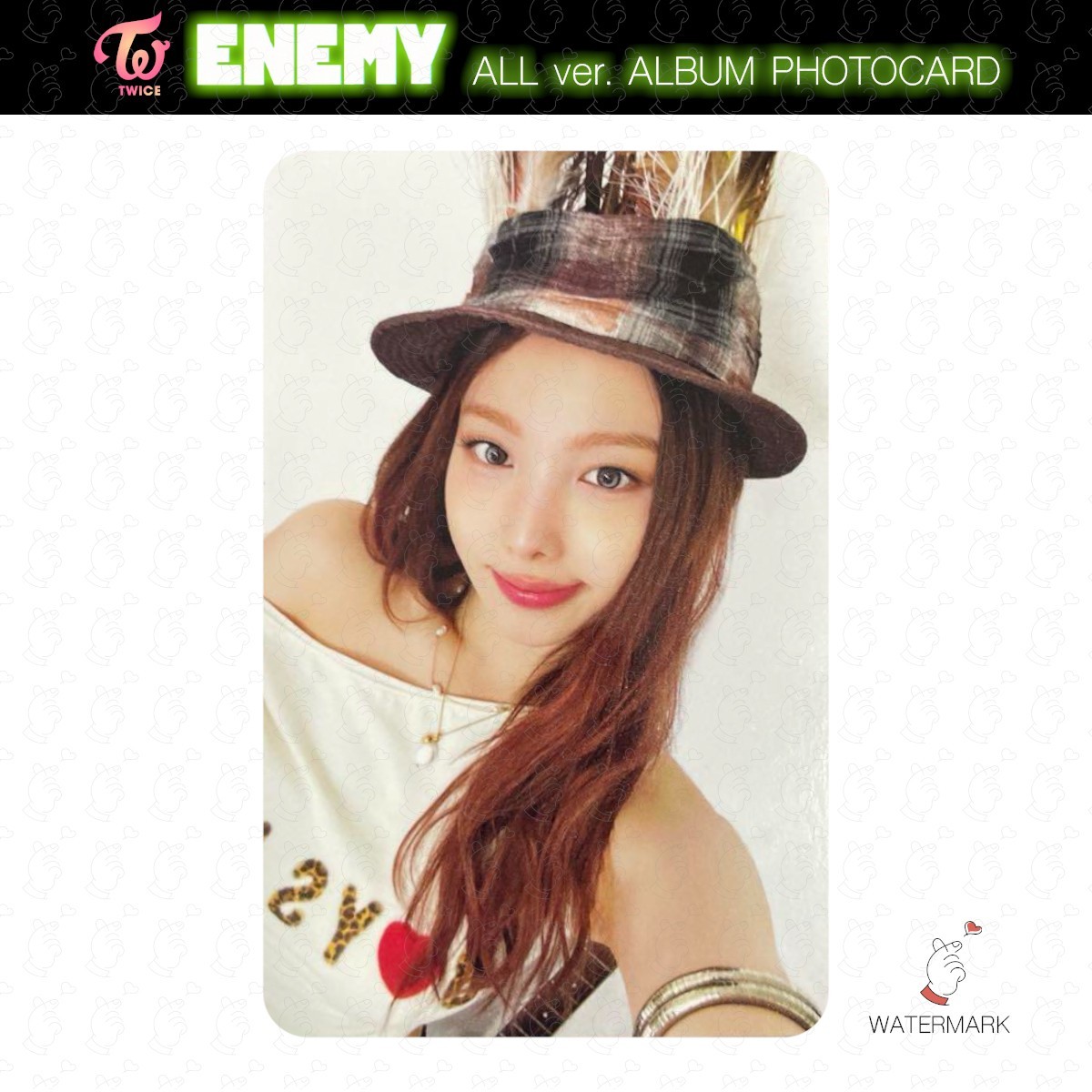 TWICE ENEMY JAPAN ALBUM POB LUCKY DRAW PHOTOCARD ONCE SOLO JYP