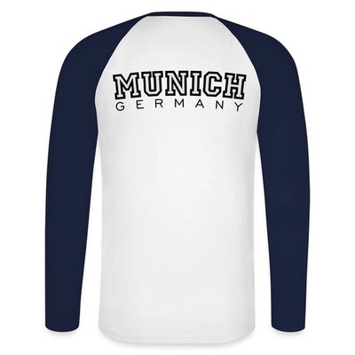 Munich München Deutschland Streetwear College Unisex Baseballshirt langarm